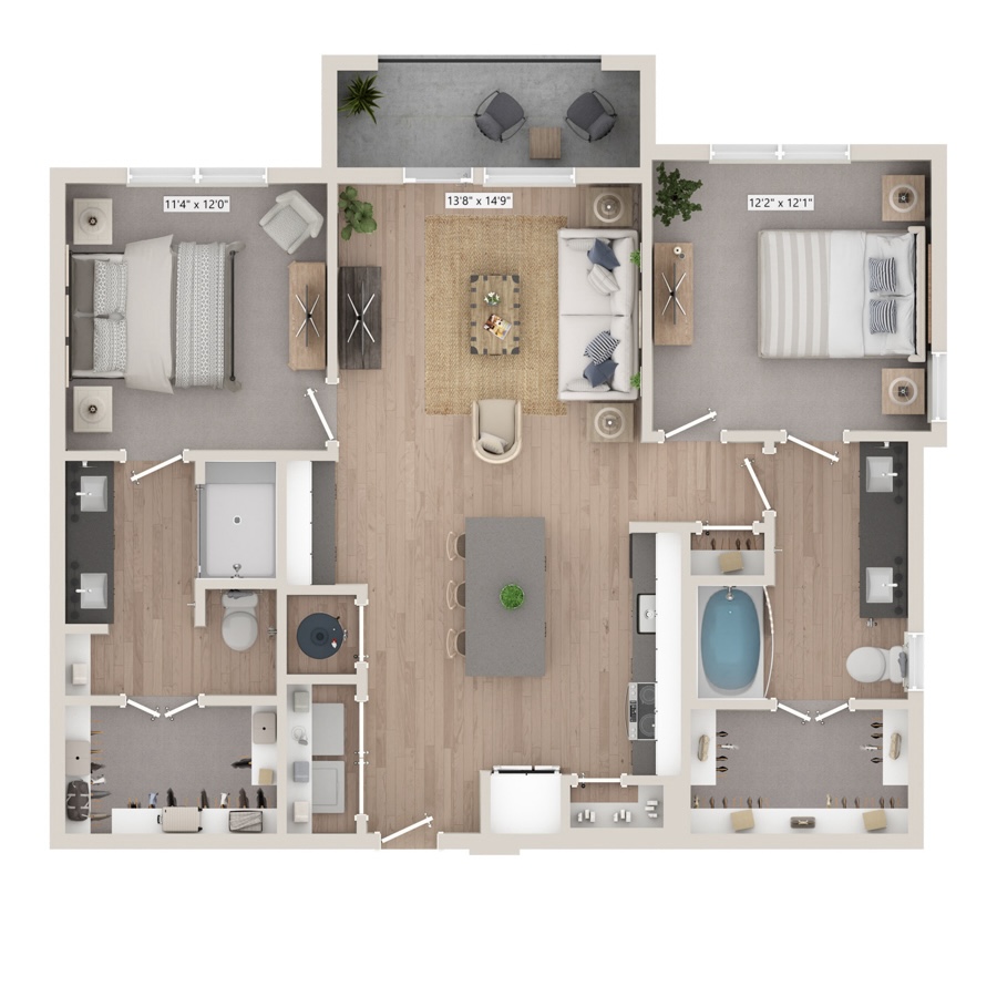B2.1 floor plan