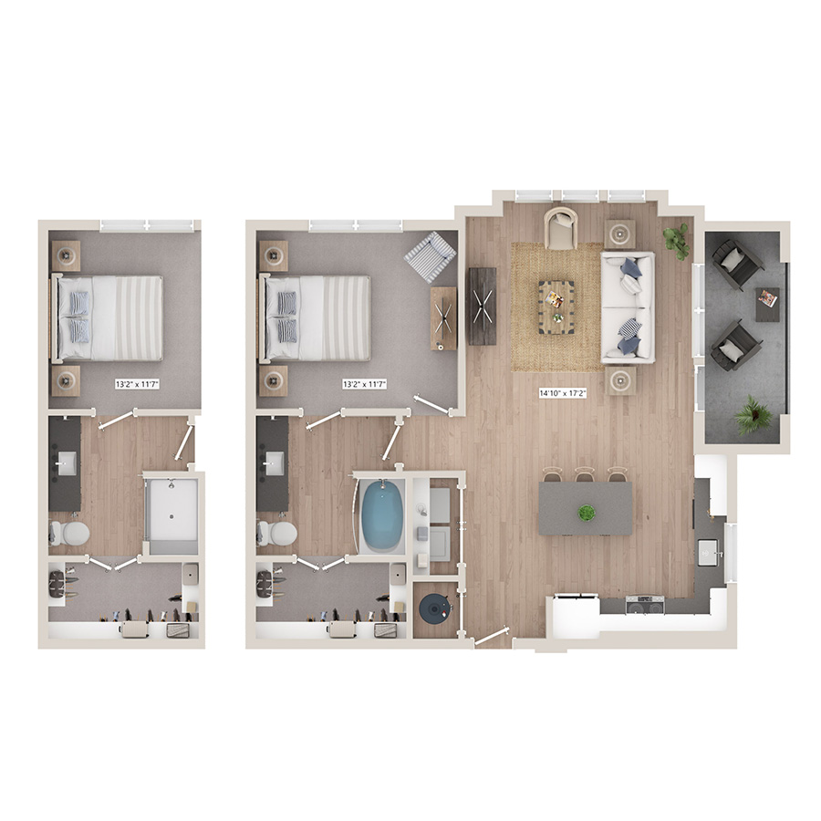 A6.1 floor plan