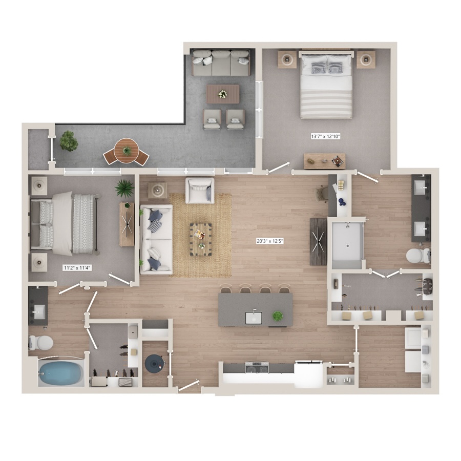 B4 floor plan