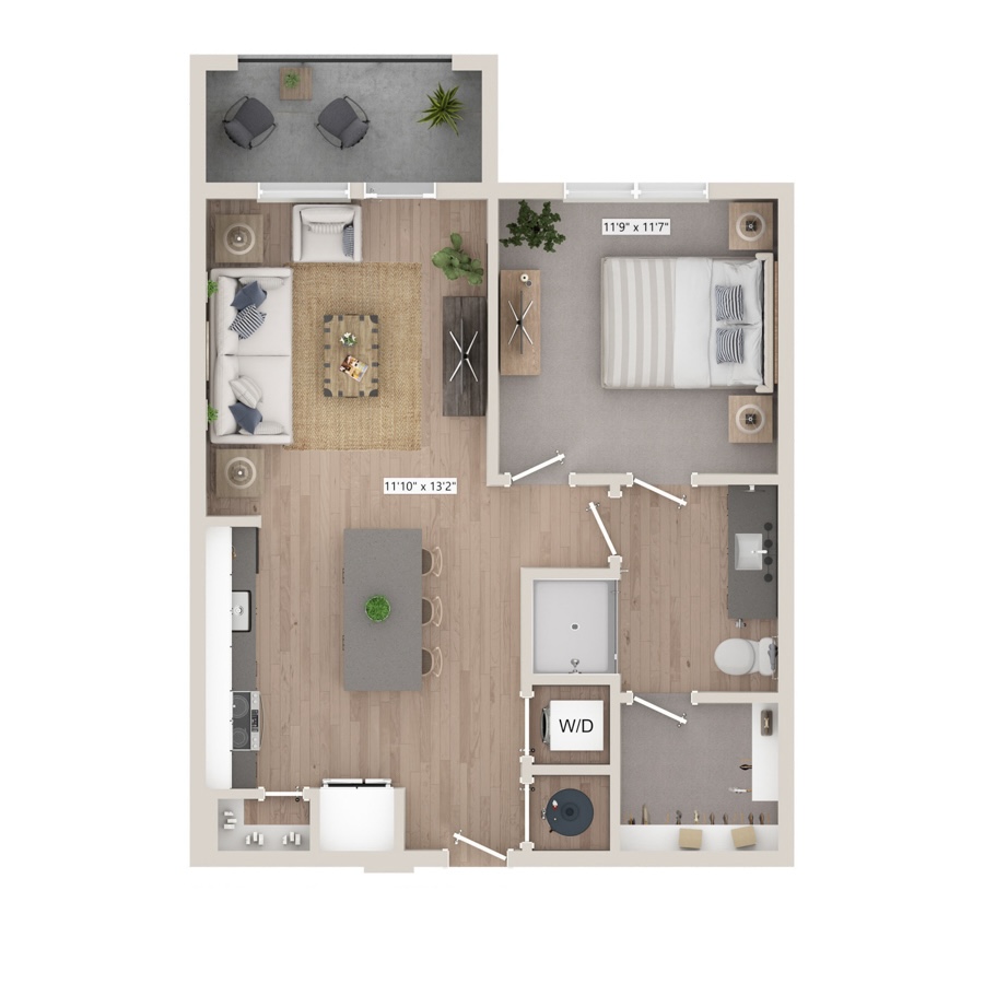 A2 floor plan