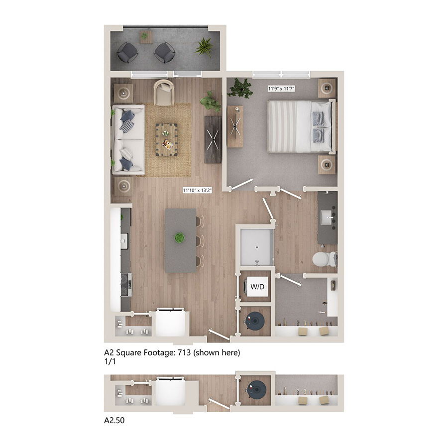 A2.50 floor plan