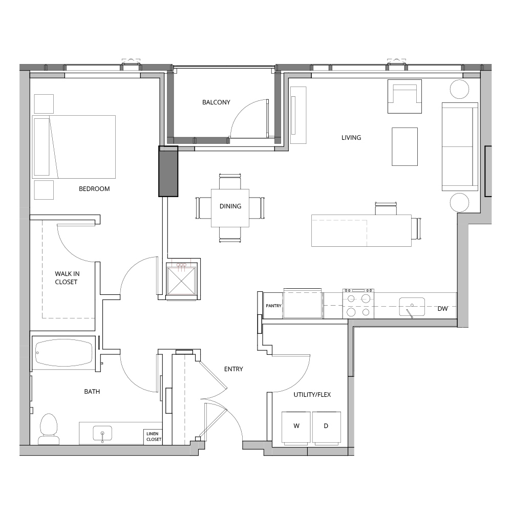 T02 Type A floor plan