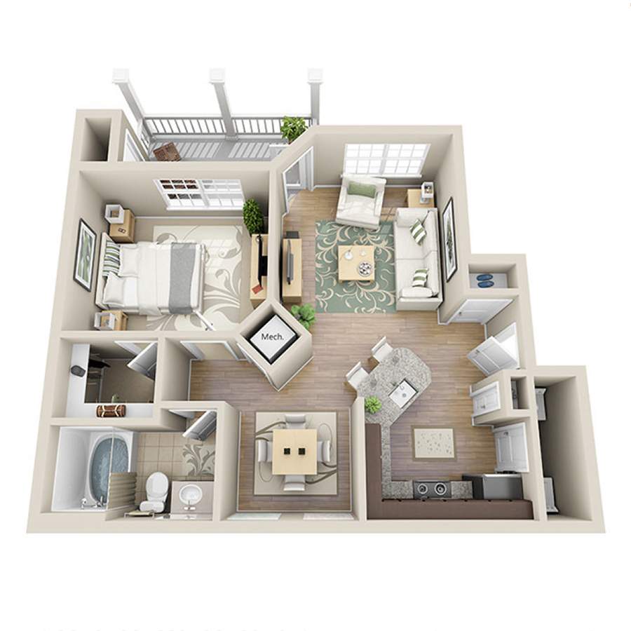A1 Rutledge floor plan