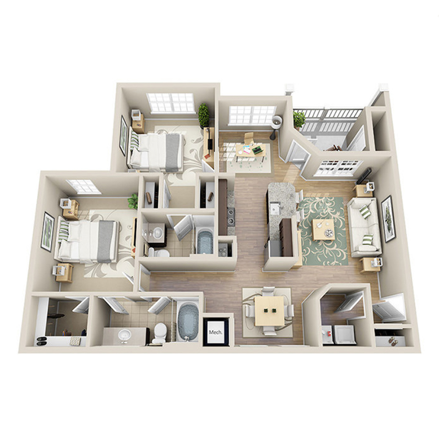 B1 Edisto floor plan