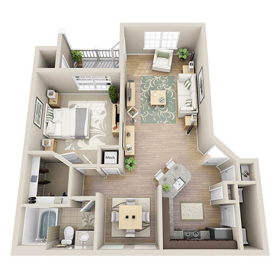 A2 Bowen floor plan