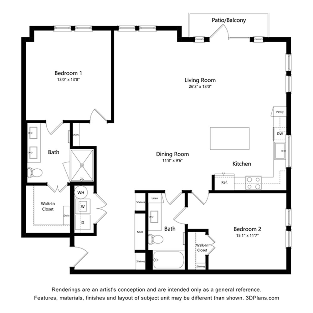 Madam floor plan