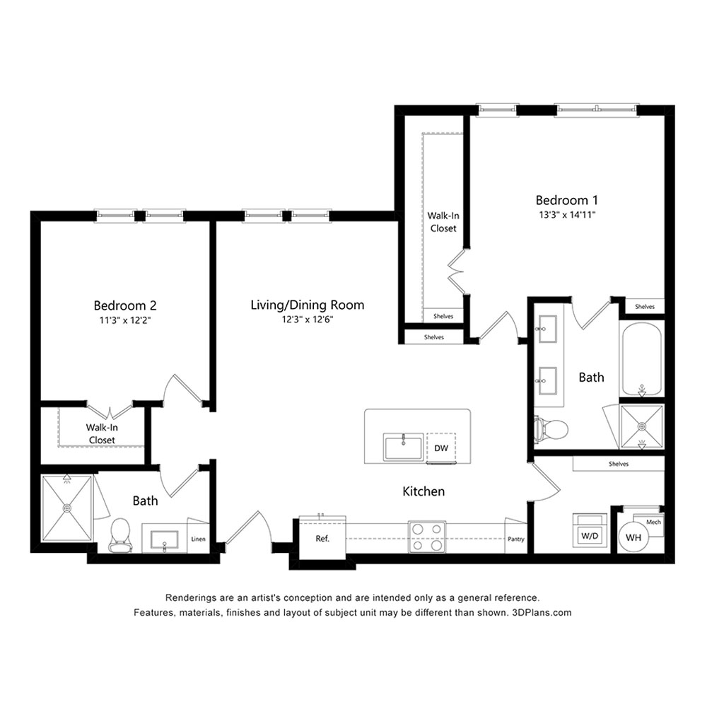 Kayak floor plan
