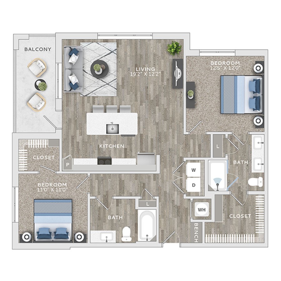 B2 floor plan