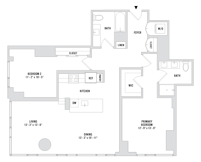 Unit 4809 floor plan