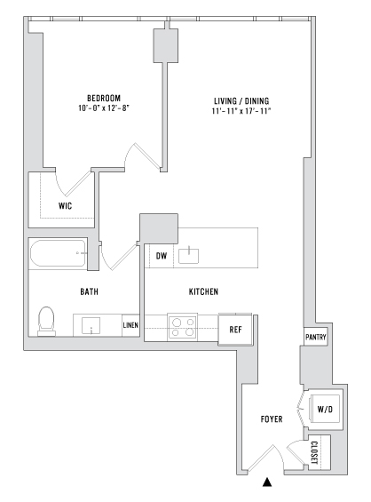 Unit 1710 floor plan