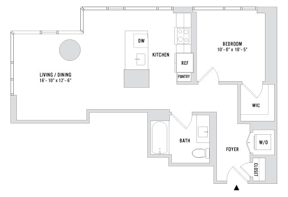 Unit 1712 floor plan