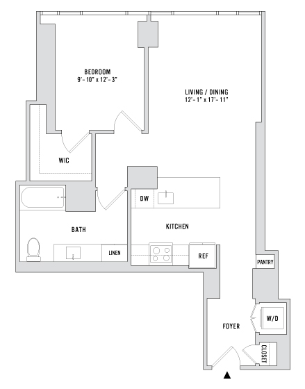 Unit 2410 floor plan