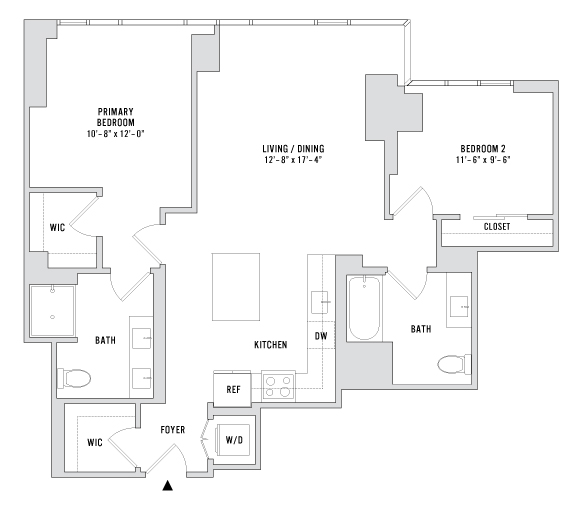 Unit 504 floor plan
