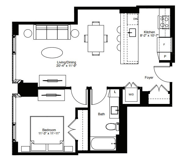 Unit 4711 floor plan