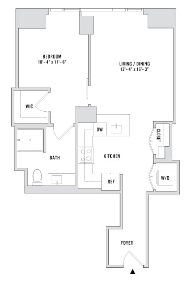 Unit 1108 floor plan
