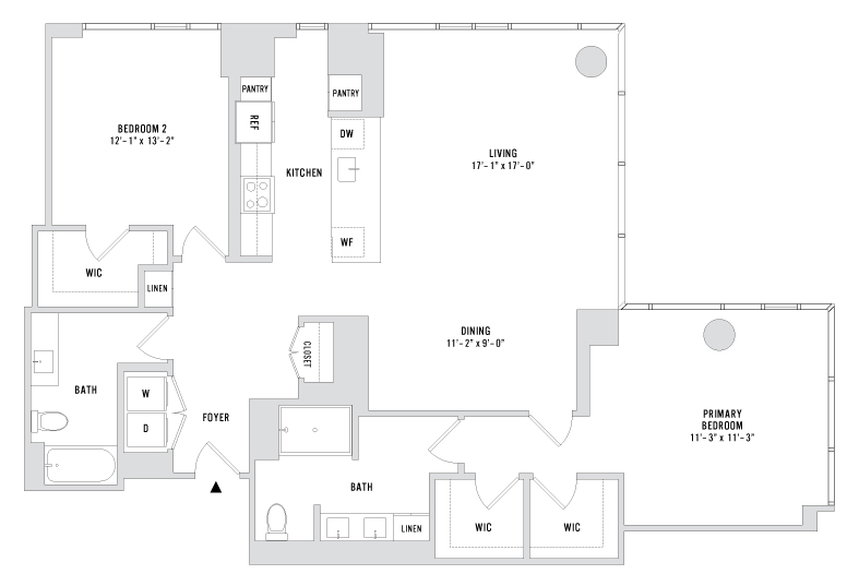Unit 5802 floor plan