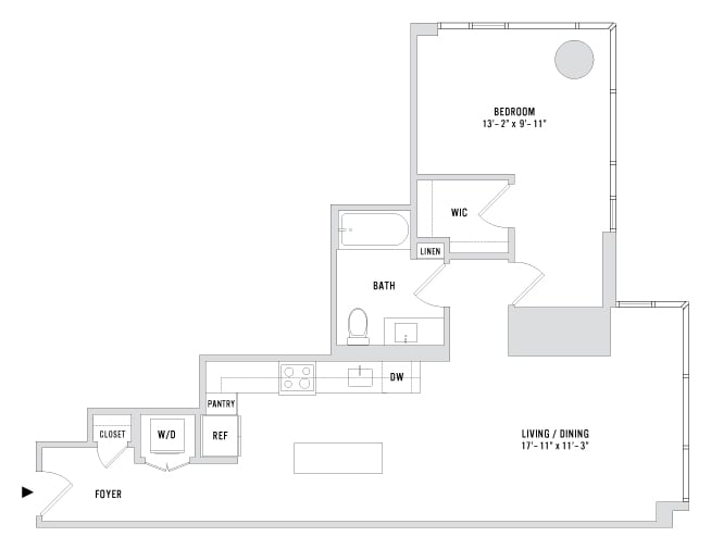 Unit 2802 floor plan