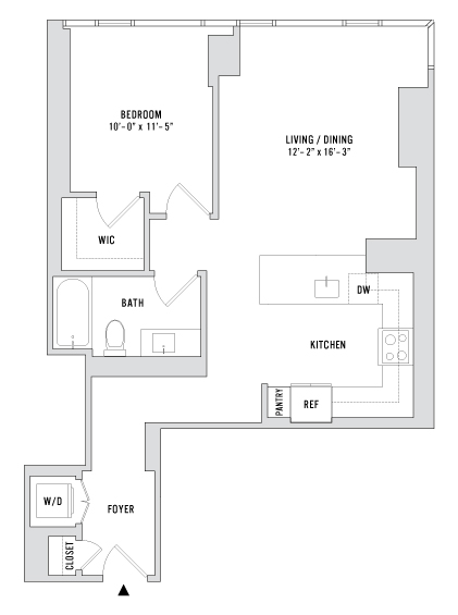 Unit 1806 floor plan