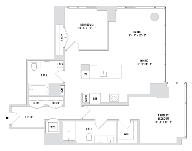 Unit 5502 floor plan