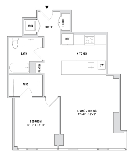 Unit 803 floor plan