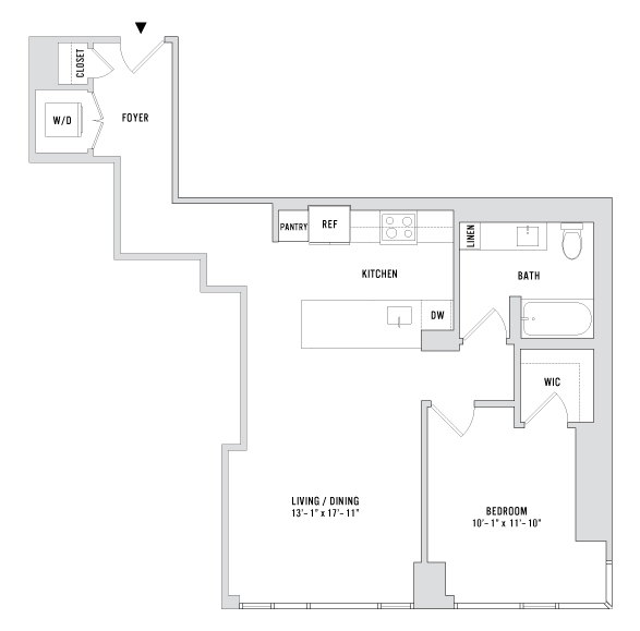 Unit 1405 floor plan