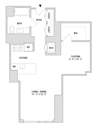 Unit 4503 floor plan