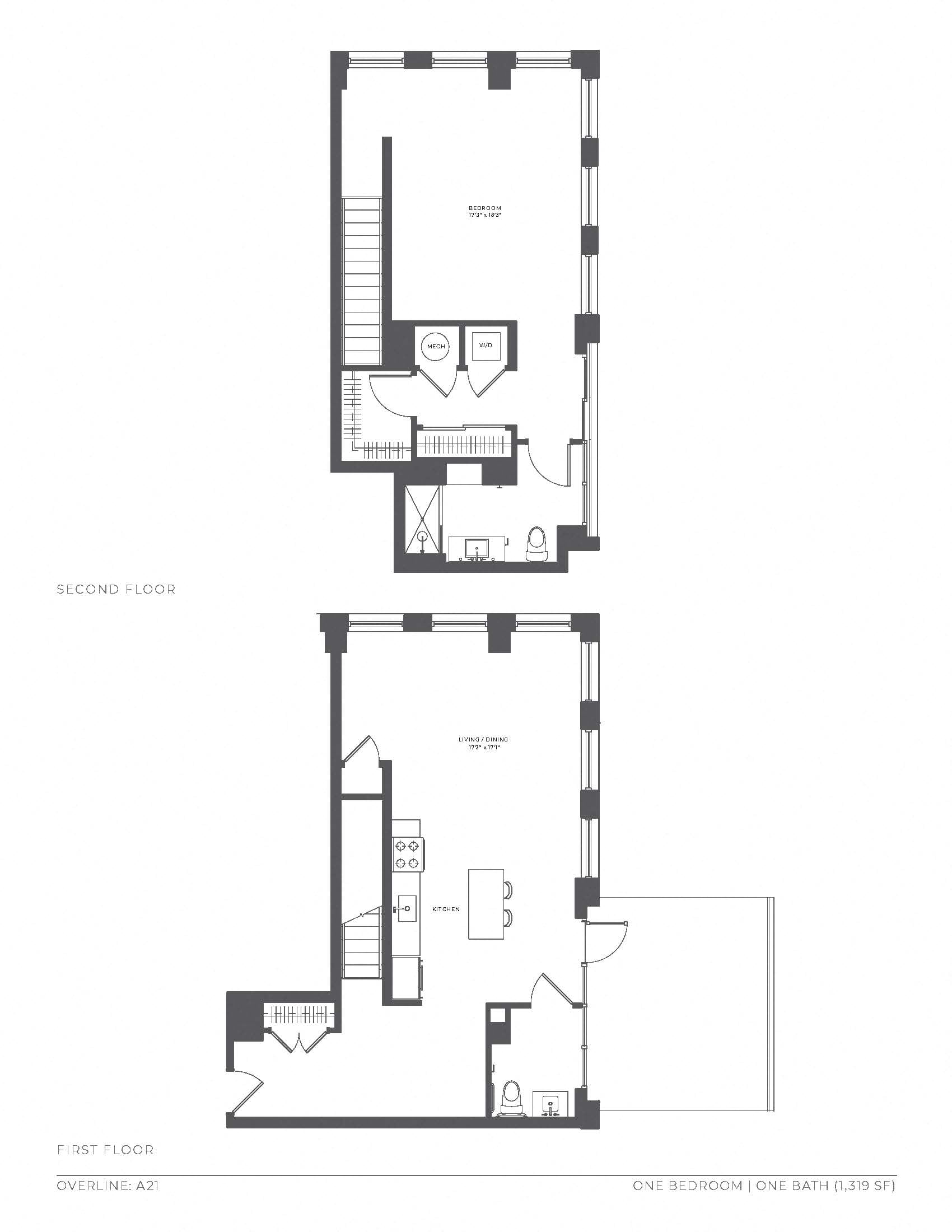 A21 floor plan
