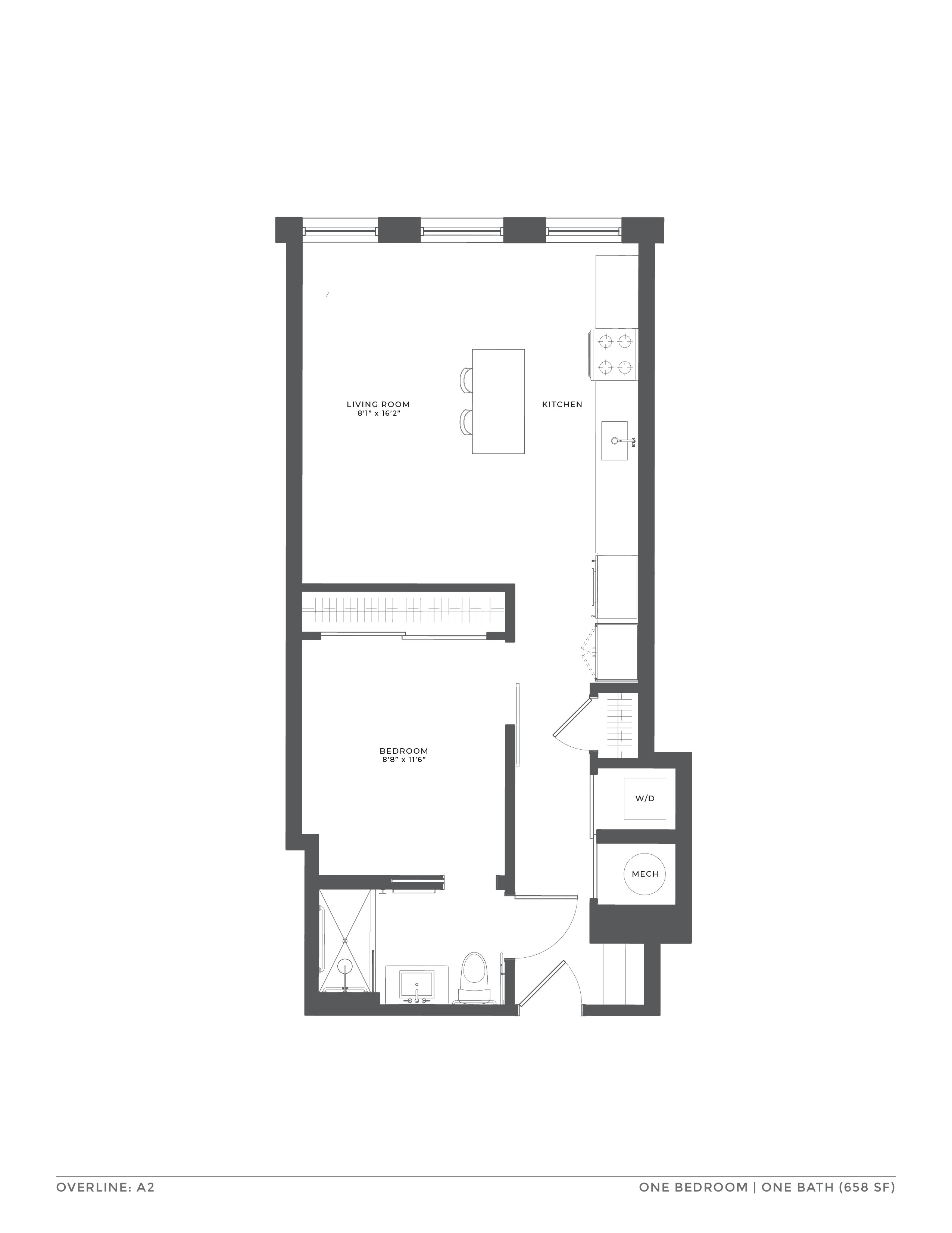 A2 floor plan