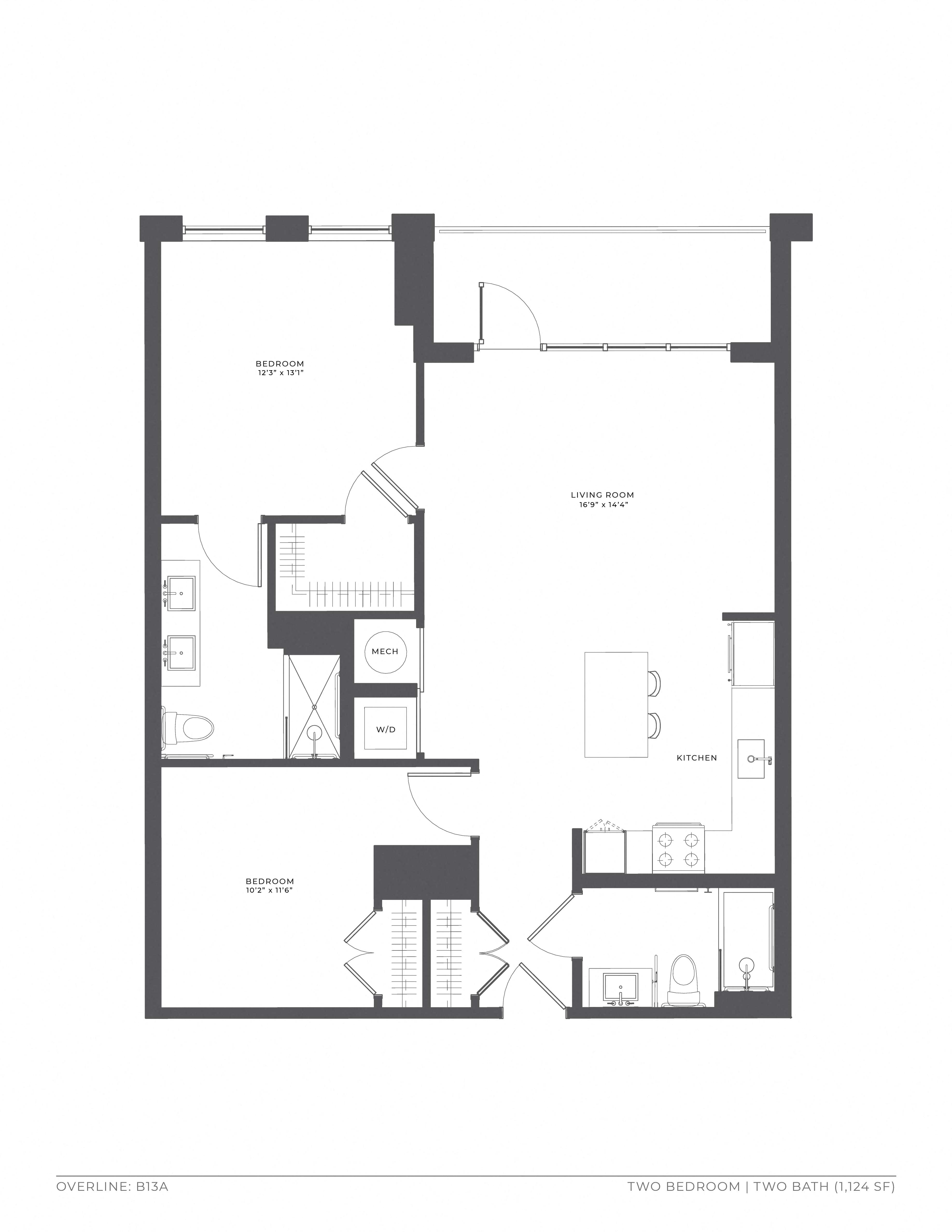 B13a floor plan