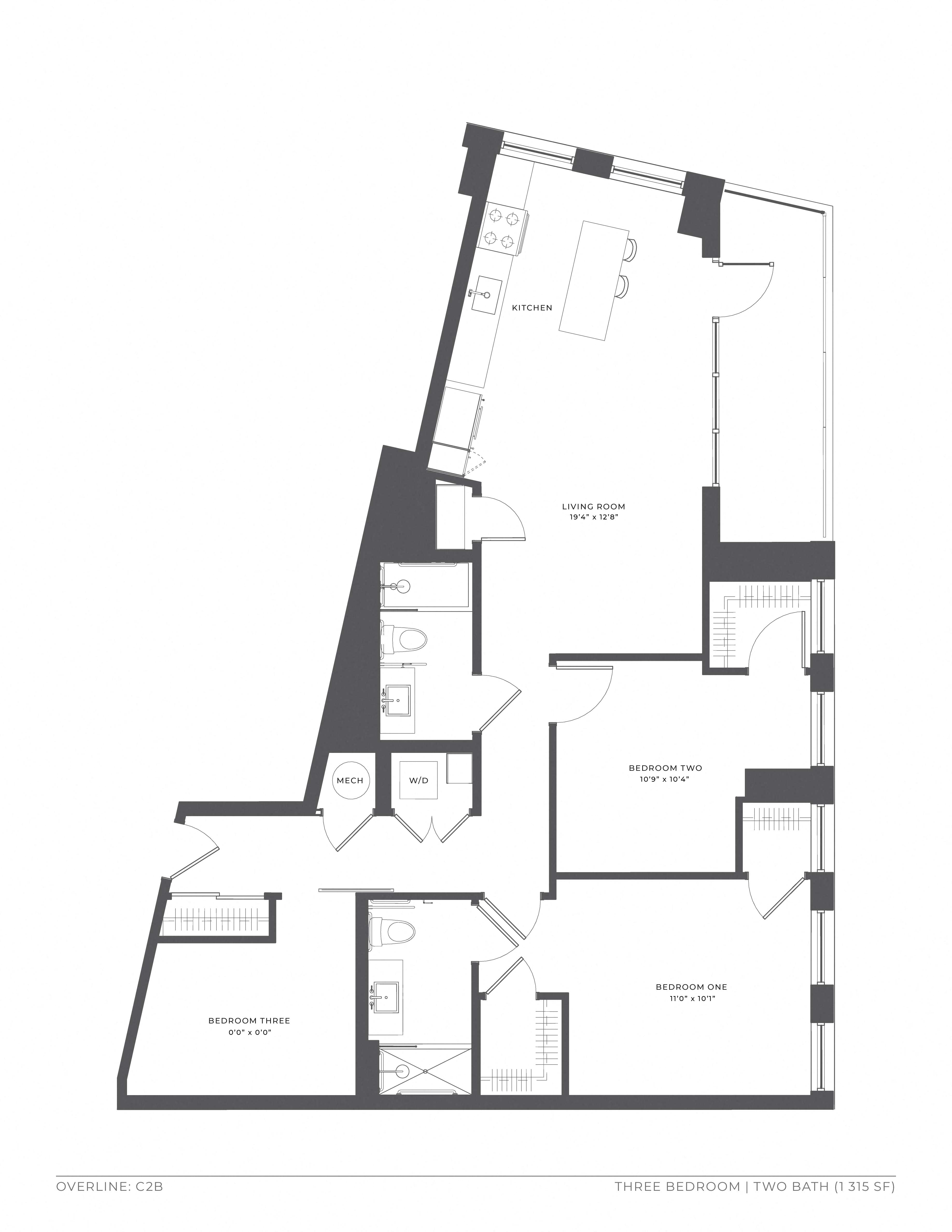 C2b floor plan