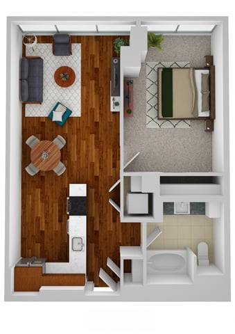 A1 floor plan