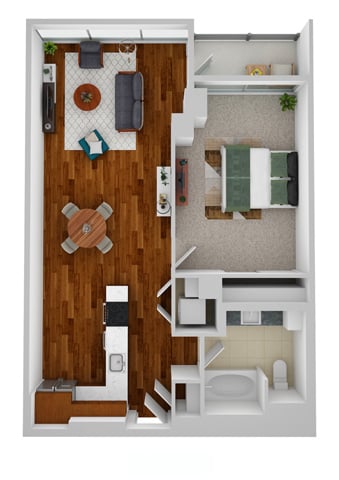 A2 floor plan