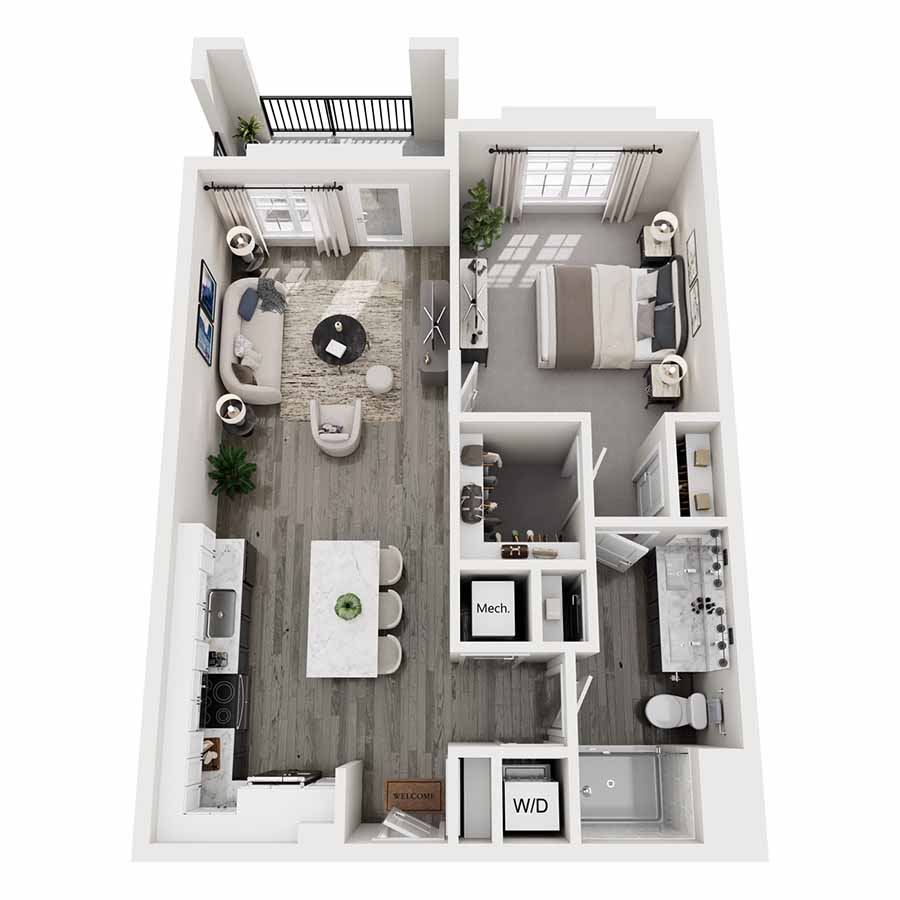 A1 floor plan