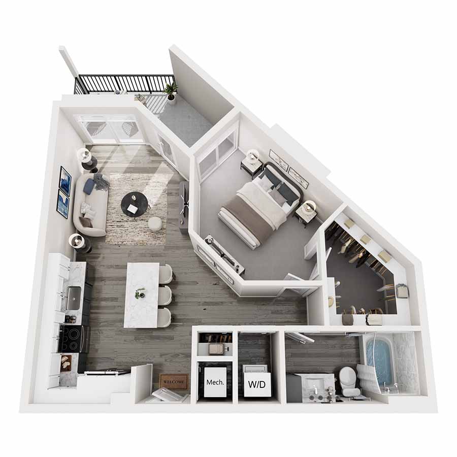 A2 floor plan