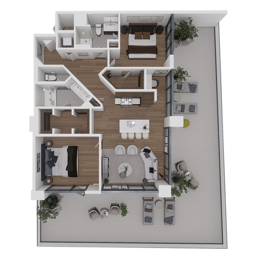 B2 floor plan