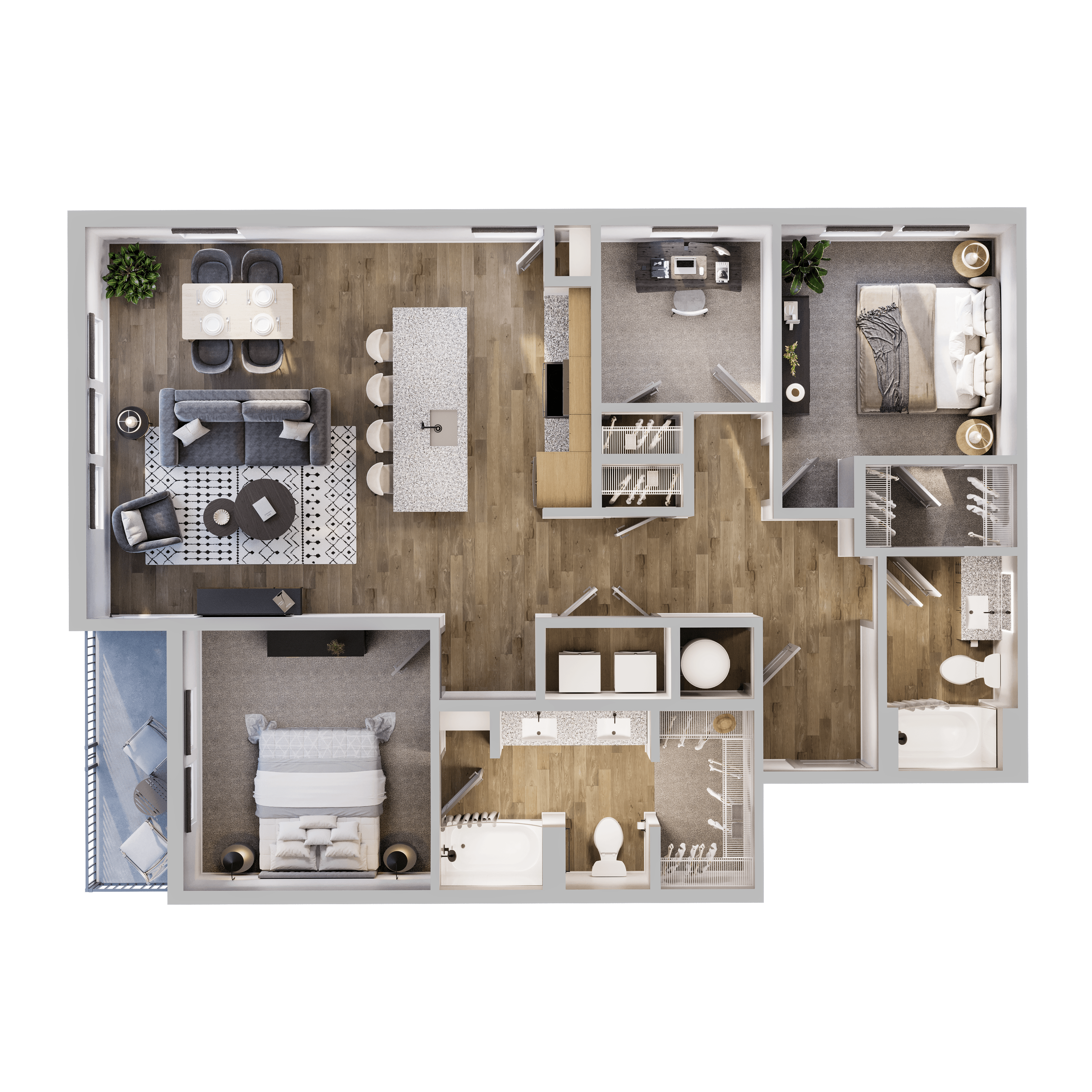 B3D floor plan