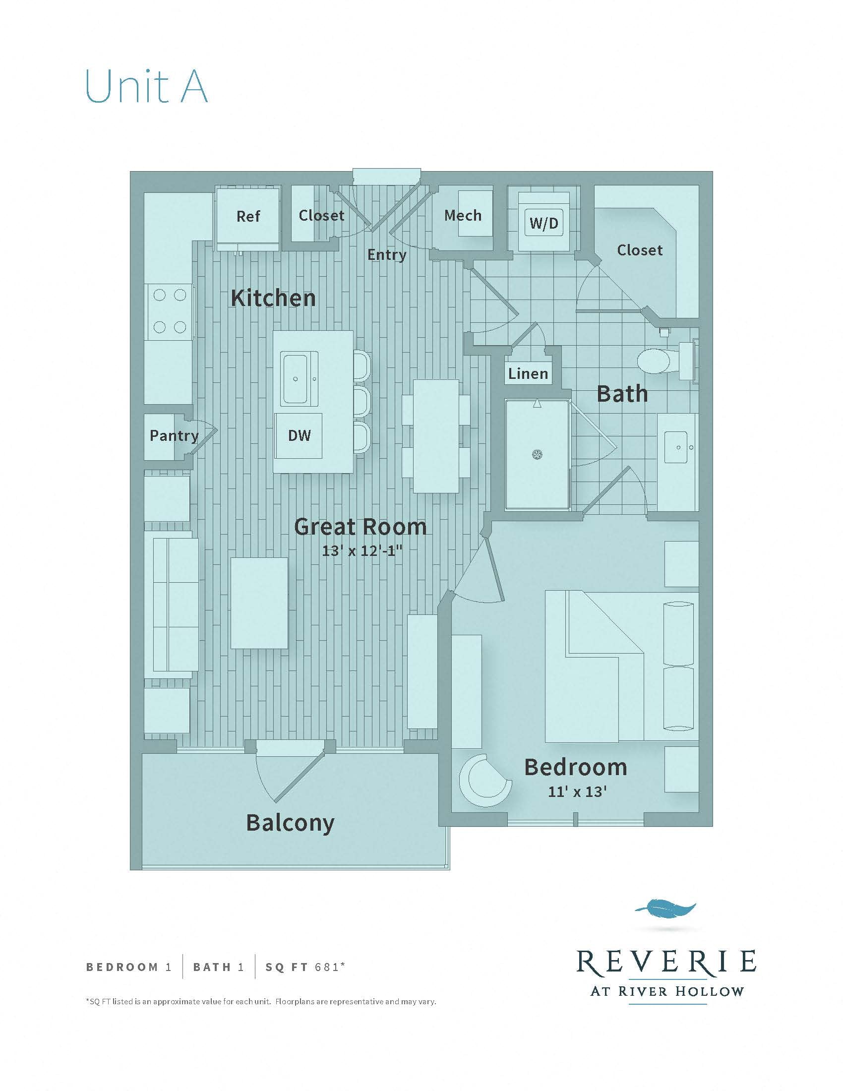 A floor plan