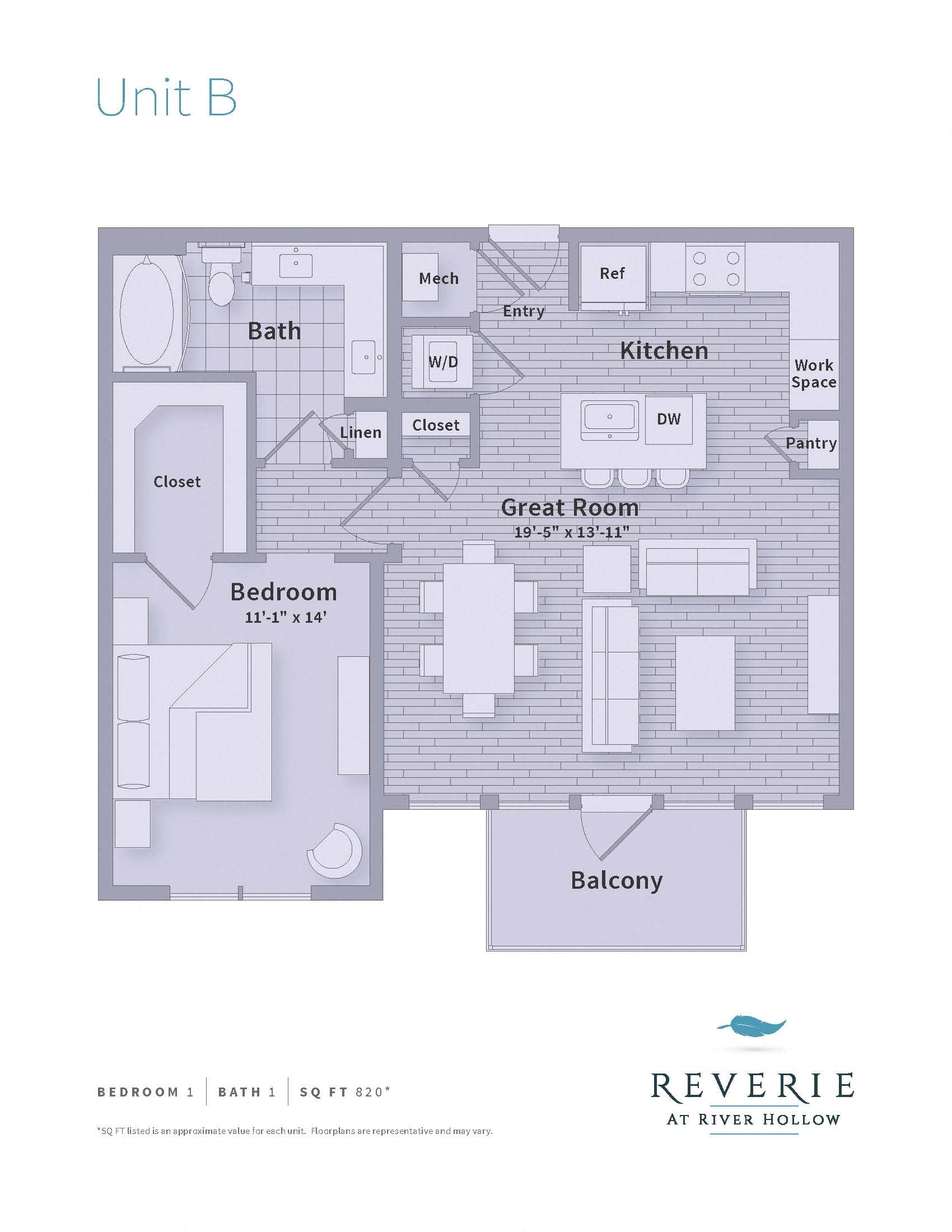 B floor plan