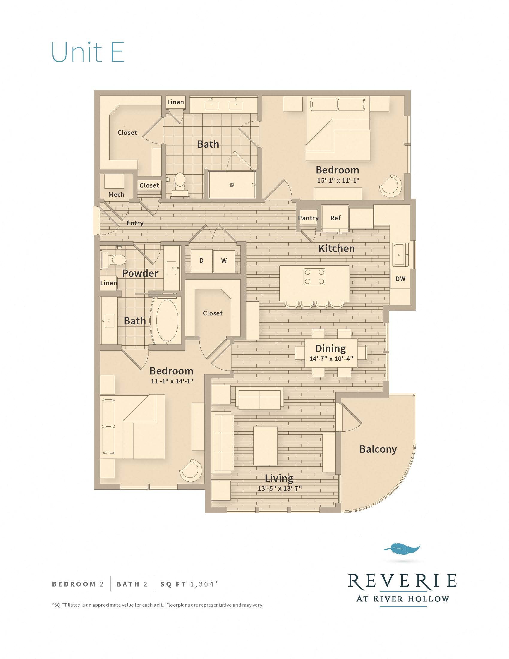 E floor plan