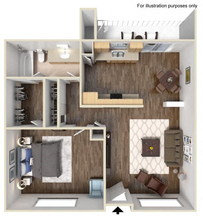 1C1 floor plan