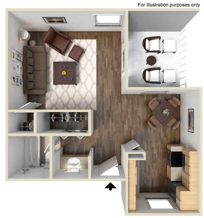 Studio floor plan