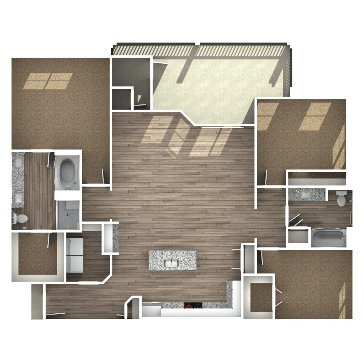 Walnut floor plan