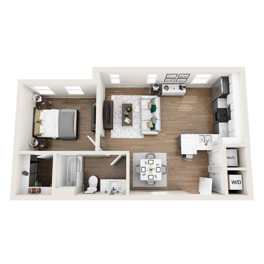 1A5R - Phase 1 Renovated floor plan