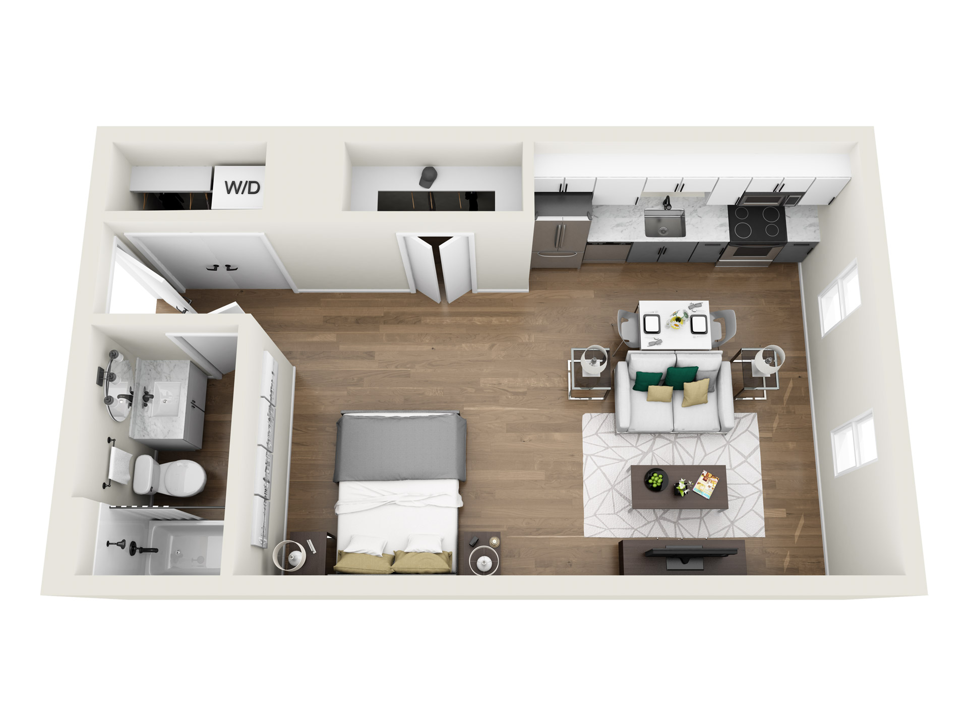 1S3R - Phase 1 Renovated floor plan