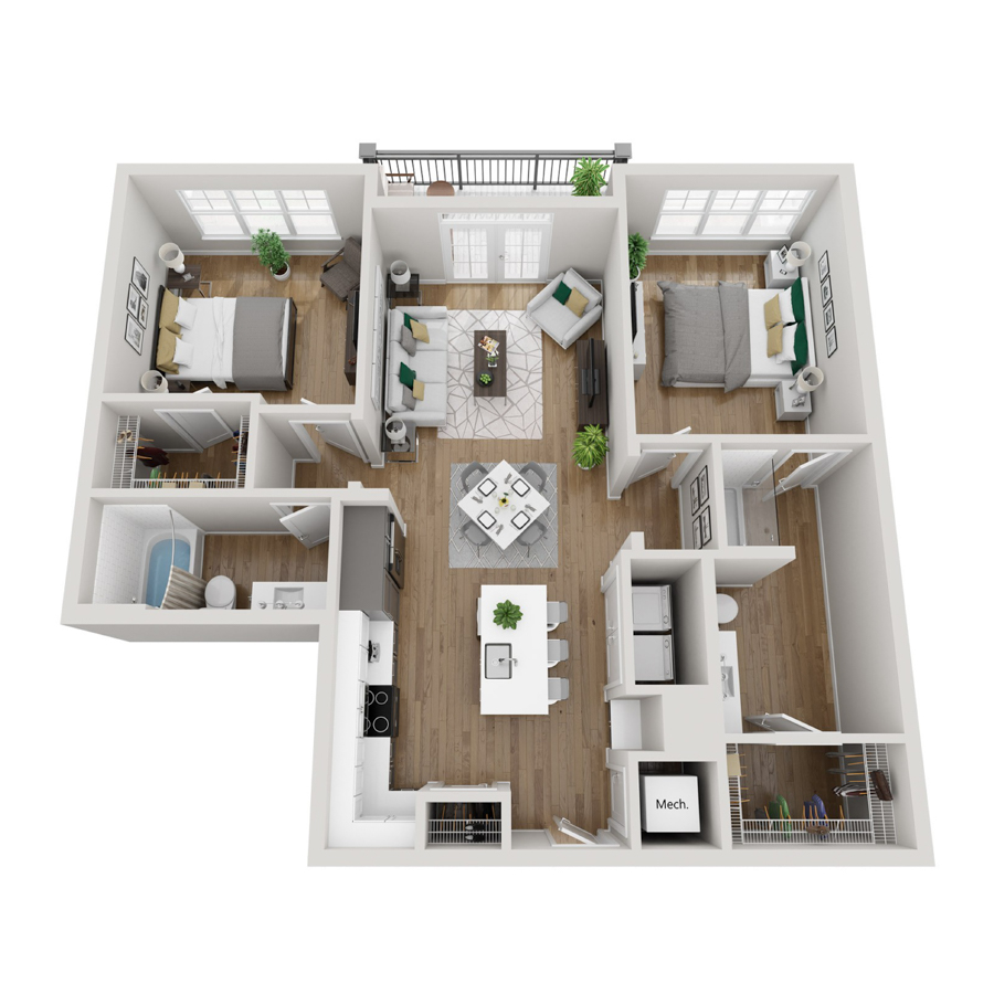 2B1 - Phase 2 Modern floor plan