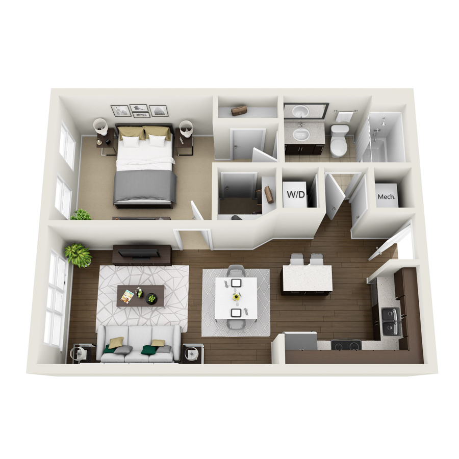 1A6H - Phase 1 Classic floor plan