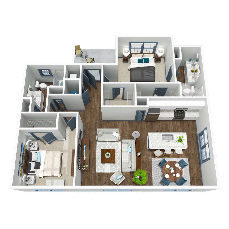B2 floor plan