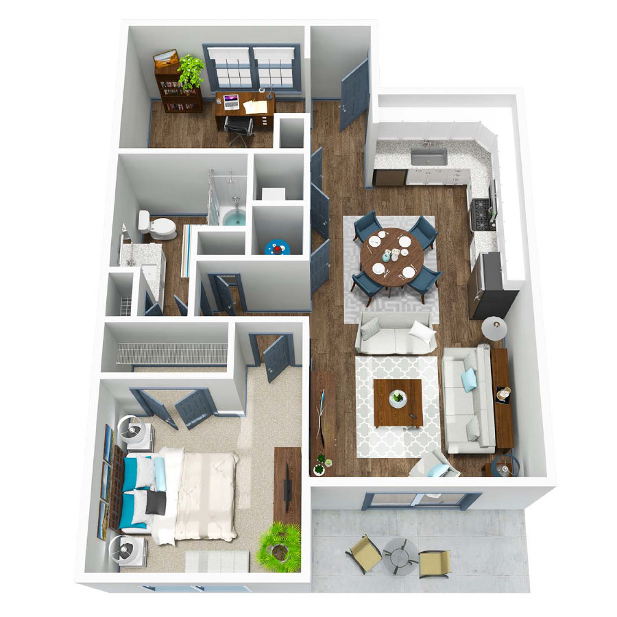 A2 floor plan