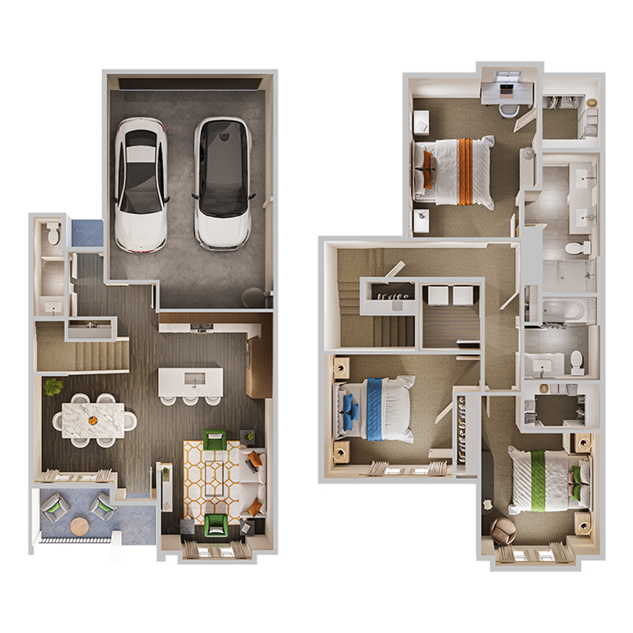 TH2 floor plan