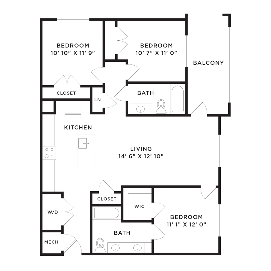 C1A floor plan